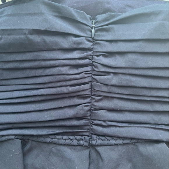 VERONICA BEARD Arienne ruched stretch-cotton poplin halterneck top - Picture 10 of 10